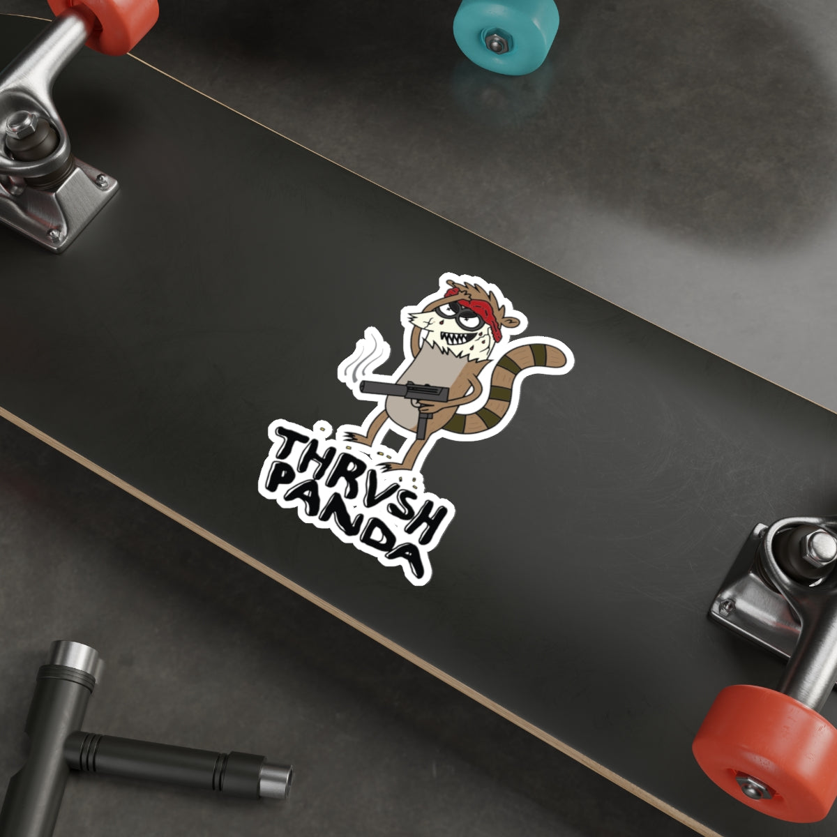 Thrash Panda Rigby Sticker