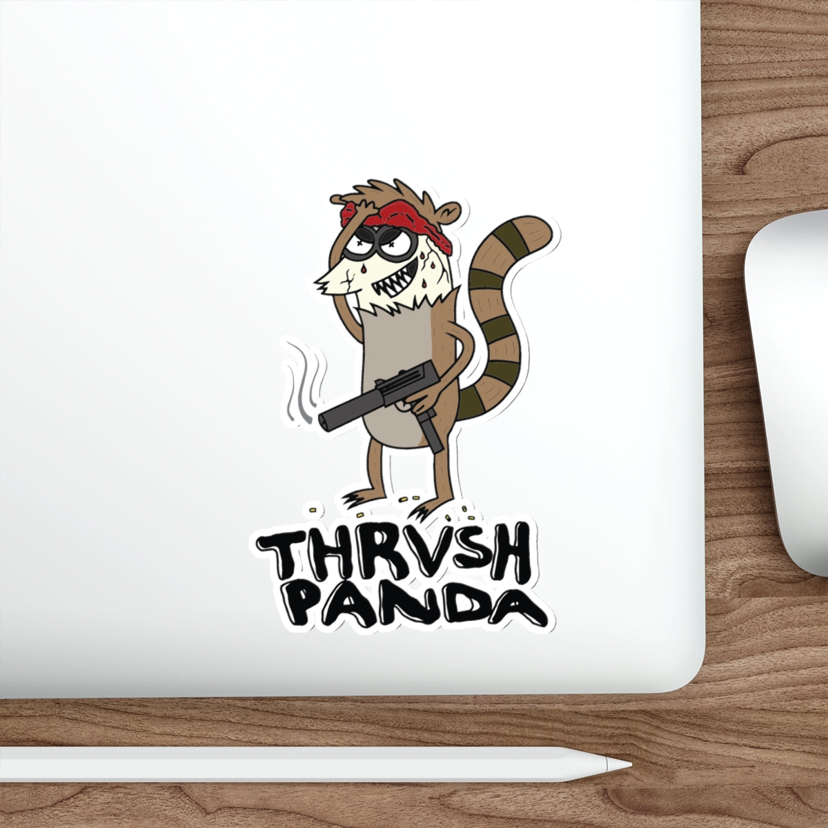 Thrash Panda Rigby  Sticker