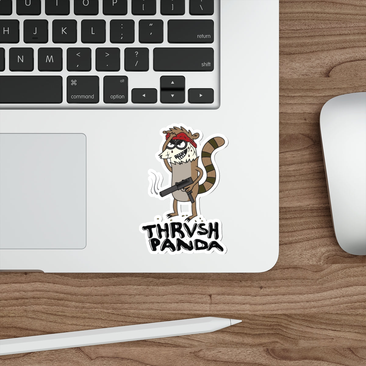 Thrash Panda Rigby  Sticker