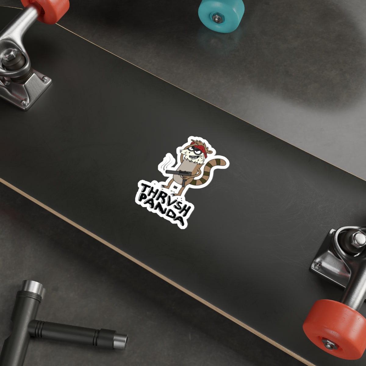 Thrash Panda Rigby  Sticker